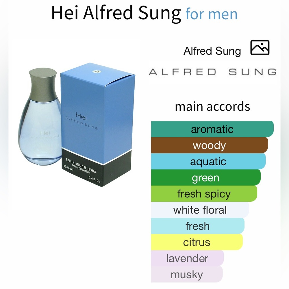 ALFRED SUNG Hei E D T for men